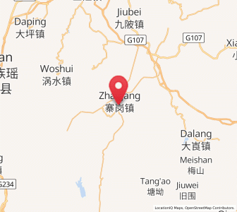 Map of Zhaigang, Guangdong