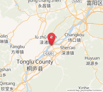 Map of Zhaixi, Zhejiang