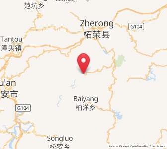 Map of Zhaizhong, Fujian
