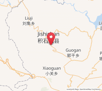 Map of Zhaizigou, Gansu