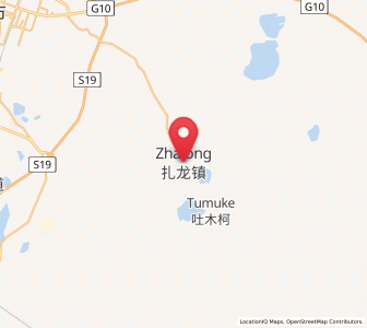 Map of Zhalong, Heilongjiang