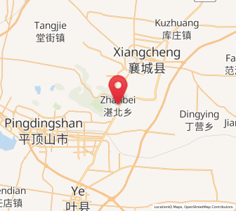 Map of Zhanbei, Henan
