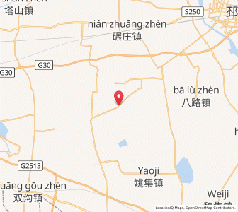 Map of Zhancheng, Jiangsu