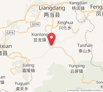 Map of Zhan’erxiang, Gansu