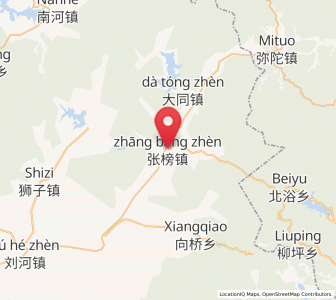 Map of Zhangbang, Hubei