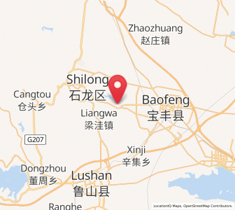 Map of Zhangbaqiao, Henan