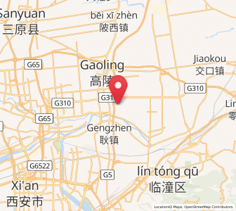 Map of Zhangbu, Shaanxi