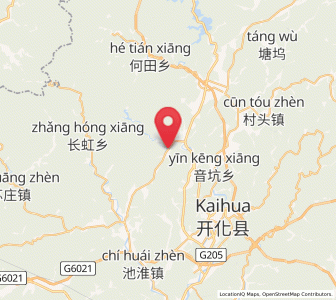 Map of Zhangcun, Zhejiang