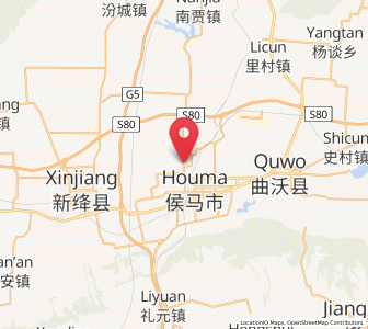 Map of Zhangcun, Shanxi