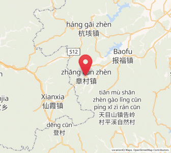 Map of Zhangcun, Zhejiang