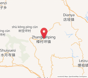 Map of Zhangcunping, Hubei