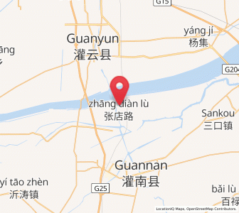 Map of Zhangdian, Jiangsu