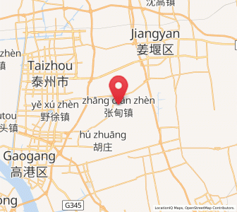 Map of Zhangdian, Jiangsu