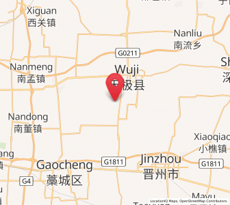 Map of Zhangduangu, Hebei