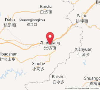 Map of Zhangfang, Hunan