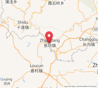 Map of Zhangfang, Beijing