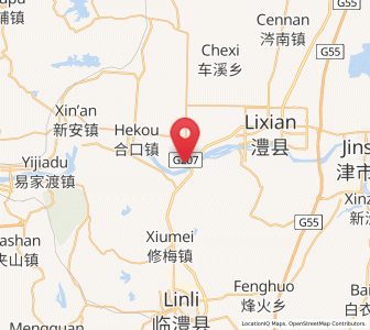 Map of Zhanggongmiao, Hunan