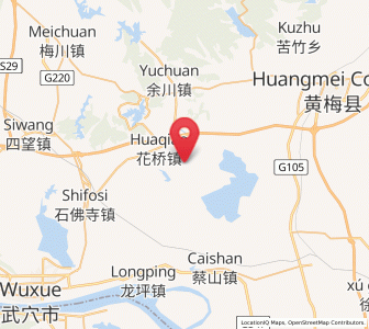 Map of Zhanghekou, Hubei