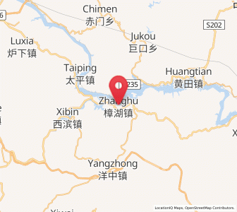 Map of Zhanghuban, Fujian
