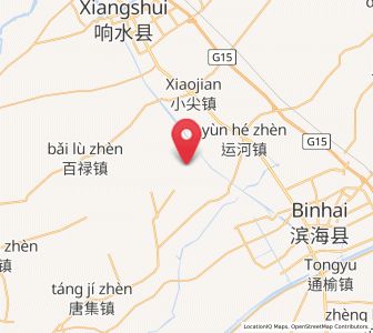 Map of Zhangji, Jiangsu