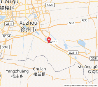 Map of Zhangji, Jiangsu