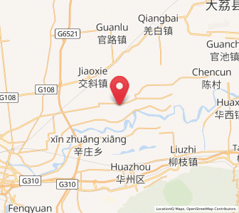 Map of Zhangjia, Shaanxi