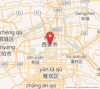 Map of Zhangjiabao, Shaanxi