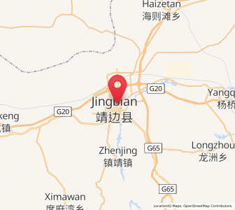 Map of Zhangjiapan, Shaanxi
