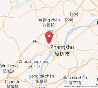 Map of Zhangjiashan, Jiangxi