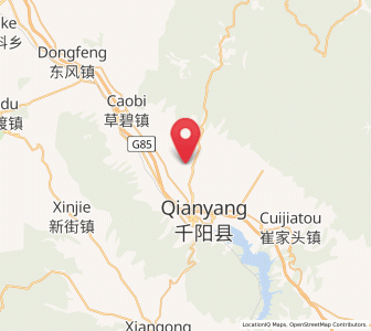 Map of Zhangjiayuan, Shaanxi