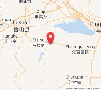 Map of Zhangliang, Henan