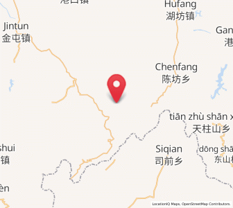 Map of Zhangping, Jiangxi