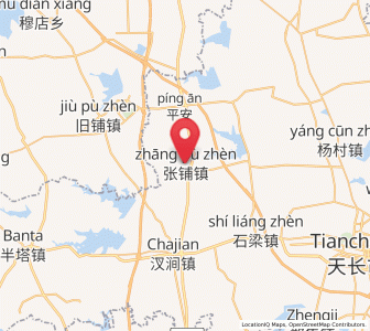 Map of Zhangpu, Anhui