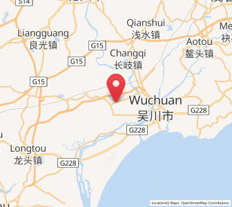 Map of Zhangpu, Guangdong