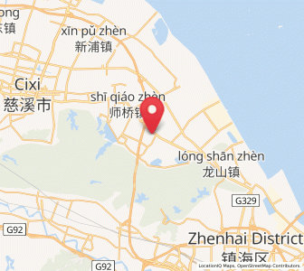 Map of Zhangqi, Zhejiang