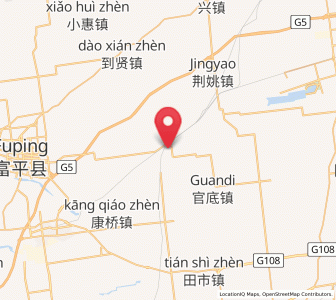 Map of Zhangqiao, Shaanxi