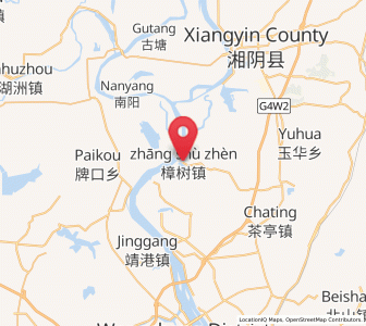 Map of Zhangshu, Hunan