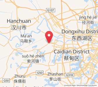 Map of Zhangwan, Hubei