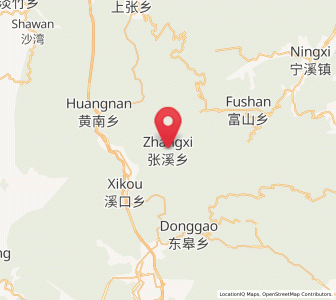 Map of Zhangxi, Zhejiang