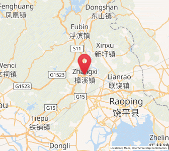 Map of Zhangxi, Guangdong