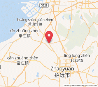 Map of Zhangxing, Shandong