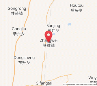 Map of Zhangxiong, Heilongjiang