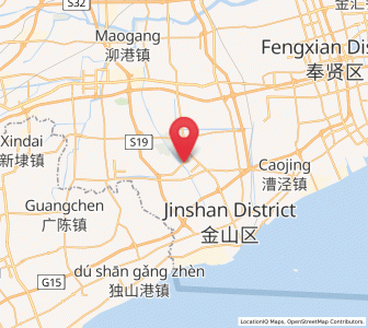 Map of Zhangyan, Shanghai