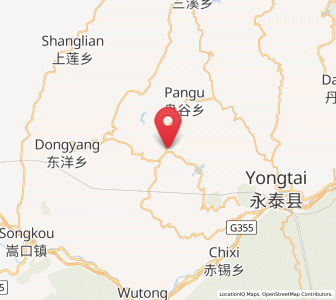 Map of Zhangyang, Fujian