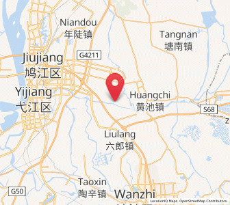 Map of Zhangzhen, Anhui