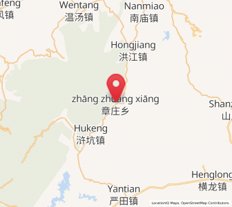 Map of Zhangzhuang, Jiangxi