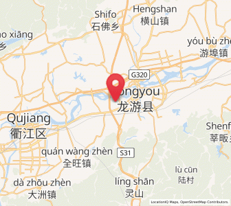 Map of Zhanjia, Zhejiang