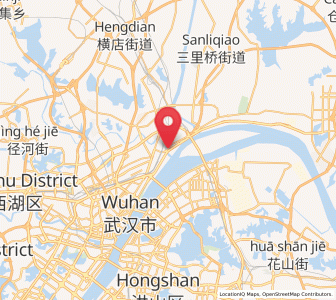 Map of Zhanjiaji, Hubei