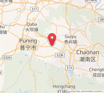 Map of Zhanlong, Guangdong