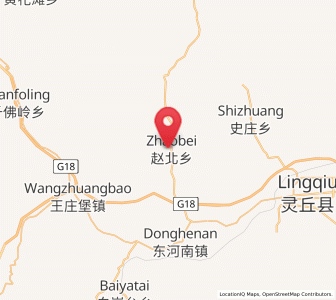 Map of Zhaobei, Shanxi